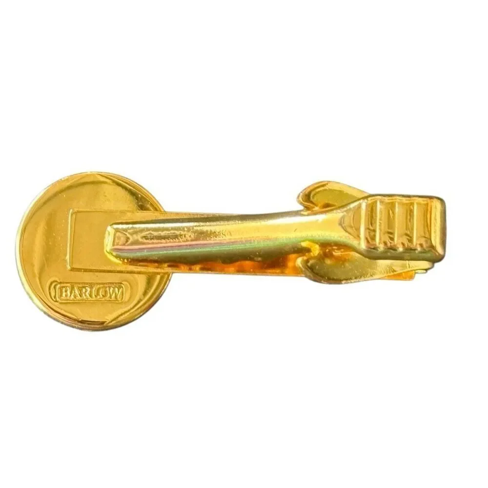 Vintage Barlow Deer Head Tie Clip
